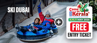 Ski Dubai + Free Come on Kerala Single Entry Ticket